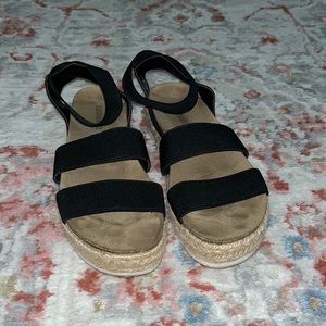 Black Platform Sandals